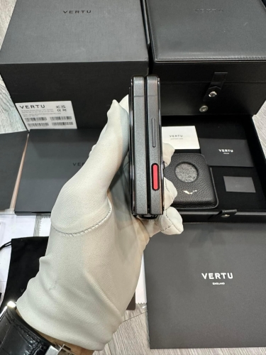 VERTU IRONFLIP JADE BLACK CALF BES FEE